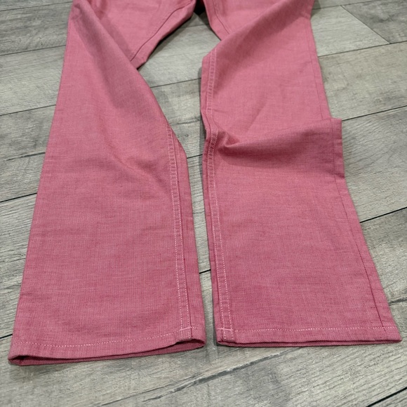 New Rodd & Gunn Straight Fit Jean Pants Coral Red Lived In Washed Sz 30R 32L - Picture 3 of 14
